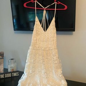 white Hollister dress